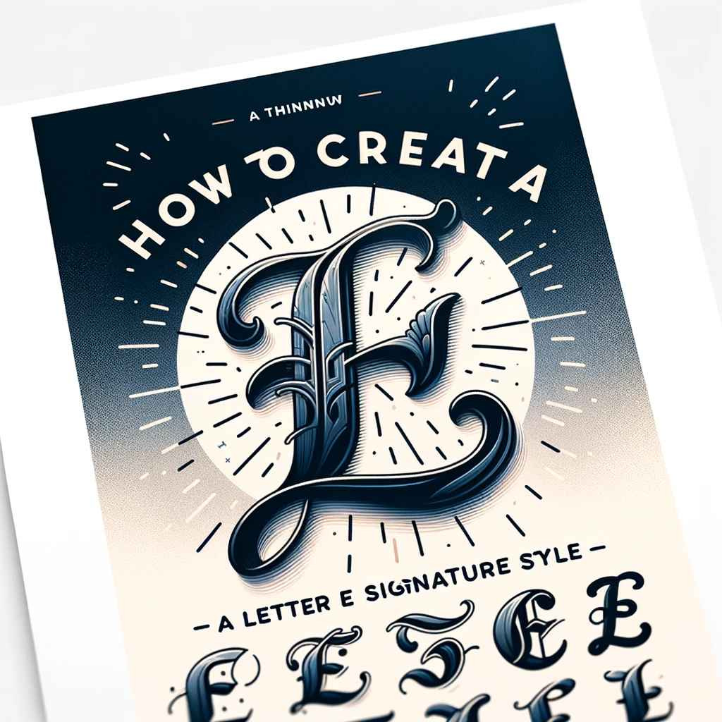 how-to-create-a-letter-e-signature-handwriting-signature-creator